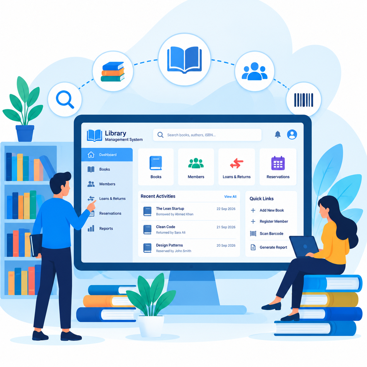 Library Management System business software